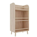 Étagère en bois de pin massif robuste pour le salon