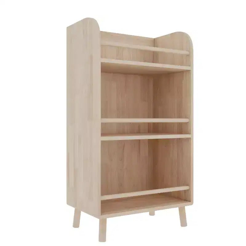 Étagère en bois de pin massif robuste pour le salon