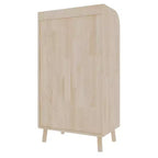 Étagère en bois de pin massif robuste pour le salon