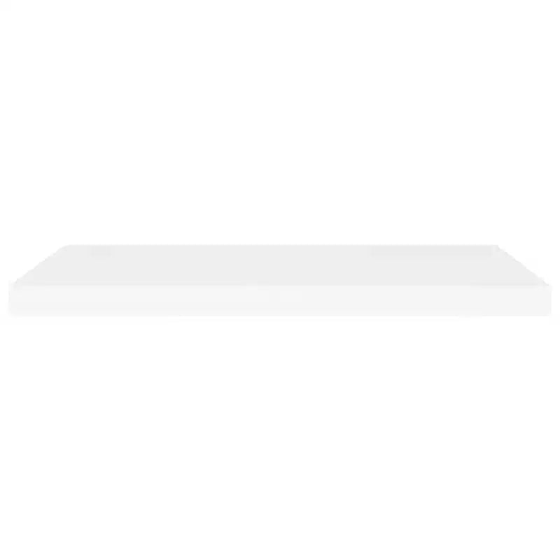 Étagère murale nid d'abeille blanche MDF, métal 80 x 23,5 x 4 cm