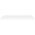 Étagère murale nid d'abeille blanche MDF, métal 80 x 23,5 x 4 cm