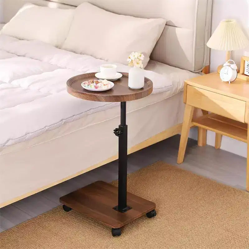 Table d'appoint mobile, Bureau d'écriture portable et sur pied pour la maison et la chambre à coucher