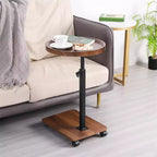 Table d'appoint mobile, Bureau d'écriture portable et sur pied pour la maison et la chambre à coucher