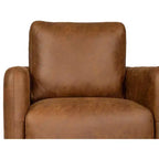 Fauteuil pivotant, fauteuil de salon avec coussin de dossier, revêtement en bouclé, chaise longue moderne à profil bas pour salon, coin lecture, chambre à coucher