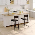 Dining Chairs, Dining Chairs with PU Cushion, Kitchen Breakfast Chairs, 26 Tall Counter Bar Stools, 330Lbs Weight Capacity, for Kitchen