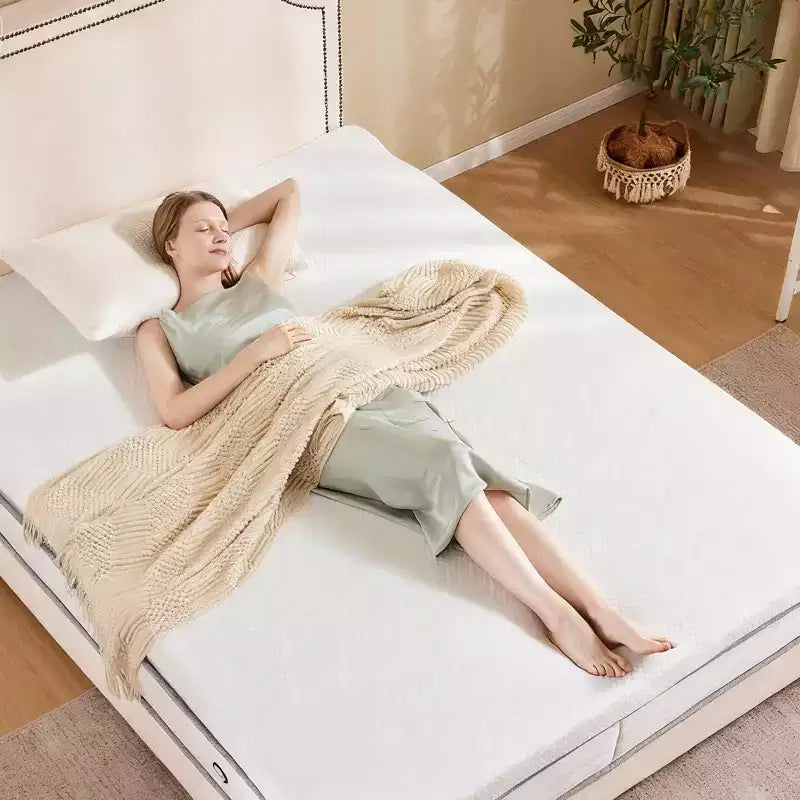 Modern 2-4Inches Gel Memory Foam Mattress with High-strength Elastic Bands,CertiPUR-US Certified Bed Mattresses for Comfy Sleep