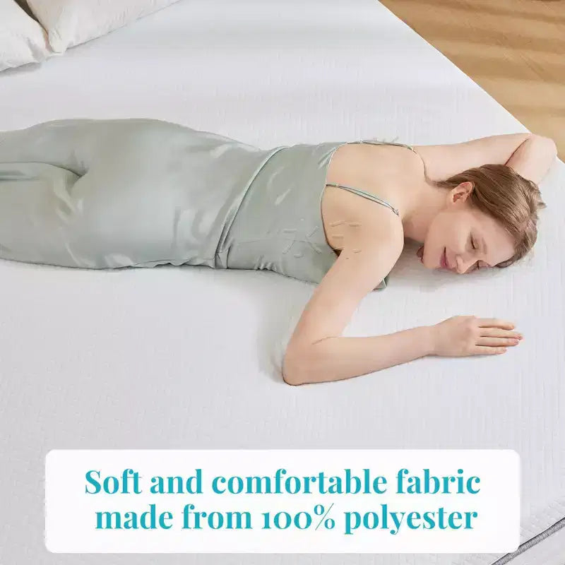 Modern 2-4Inches Gel Memory Foam Mattress with High-strength Elastic Bands,CertiPUR-US Certified Bed Mattresses for Comfy Sleep