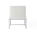 Fauteuil canapé moderne rembourré en similicuir