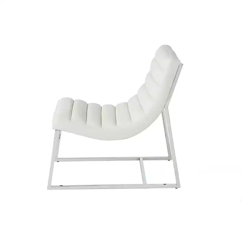 Fauteuil canapé moderne rembourré en similicuir