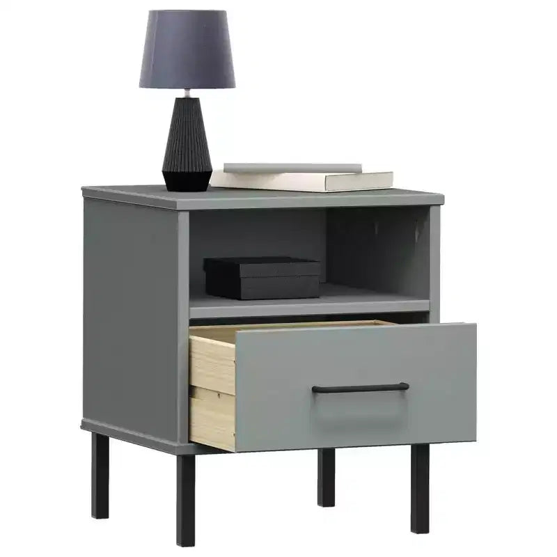 Table de chevet Armoire de rangement pour chambre Table de chevet en bois de pin massif