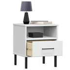Table de chevet Armoire de rangement pour chambre Table de chevet en bois de pin massif