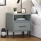 Table de chevet Armoire de rangement pour chambre Table de chevet en bois de pin massif