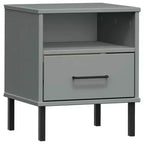 Table de chevet Armoire de rangement pour chambre Table de chevet en bois de pin massif