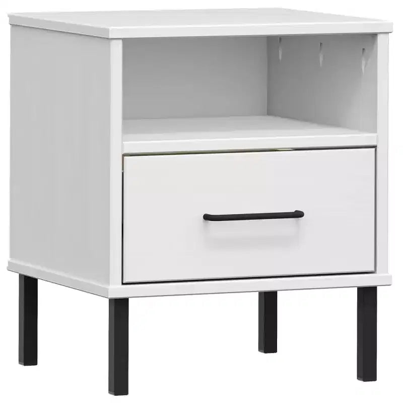 Table de chevet Armoire de rangement pour chambre Table de chevet en bois de pin massif