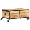 vidaXL Coffee Table 27.6x19.7x13 Solid Mango Wood