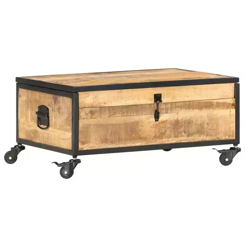 vidaXL Coffee Table 27.6x19.7x13 Solid Mango Wood