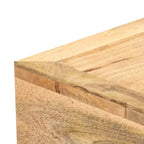 Table basse style cassette 39,4x20,5x17,7 Bois de manguier massif