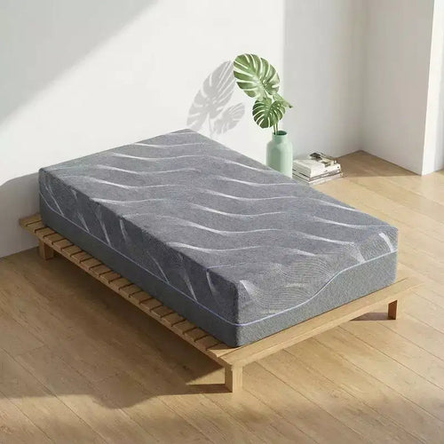 Dyonery 12-14 Inch Twin XL Size Memory Foam Mattress, Premium Firm Cooling Gel Green Tea Bed, Fiberglass-Free Removable Cover, Breathable & Support