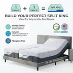 Matelas en mousse à mémoire de forme Twin XL de 12 à 14 pouces, matelas ferme en gel rafraîchissant haut de gamme au thé vert, housse amovible sans fibre de verre, respirant et offrant un bon soutien