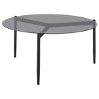 Coaster,Rosalie Round Smoked Glass Top Coffee Table