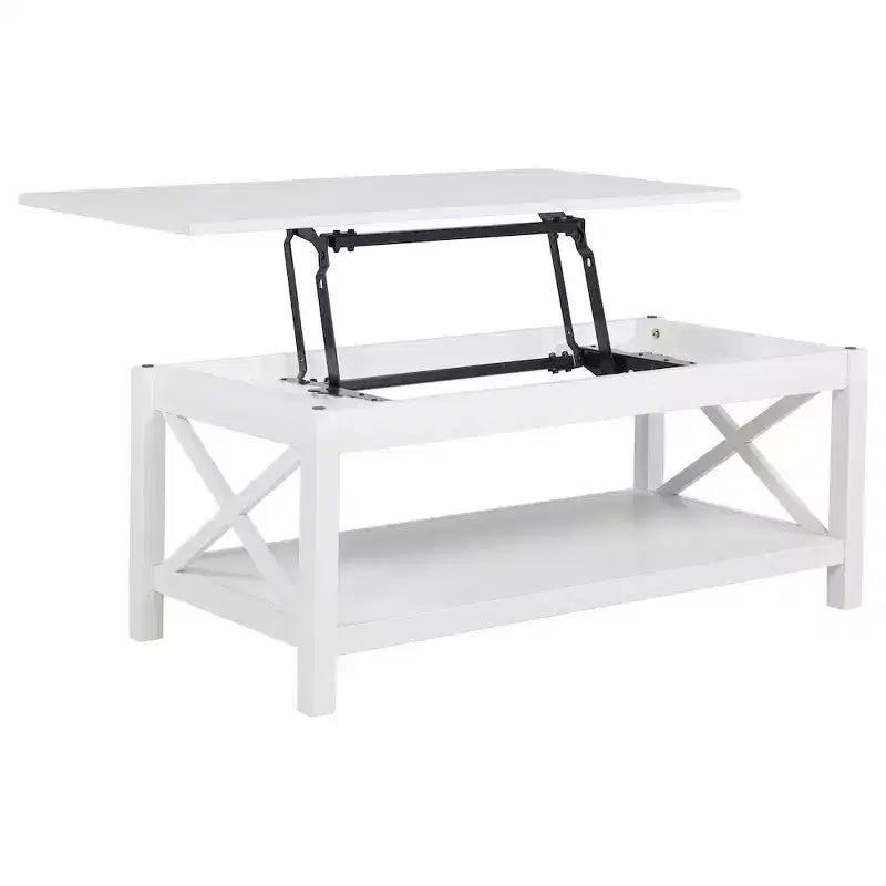 Coaster,Skyview 44-inch Rectangular Lift Top Coffee Table White