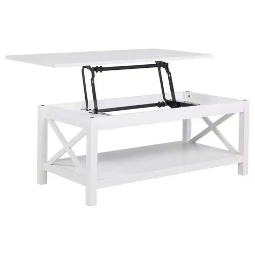 Coaster,Skyview 44-inch Rectangular Lift Top Coffee Table White